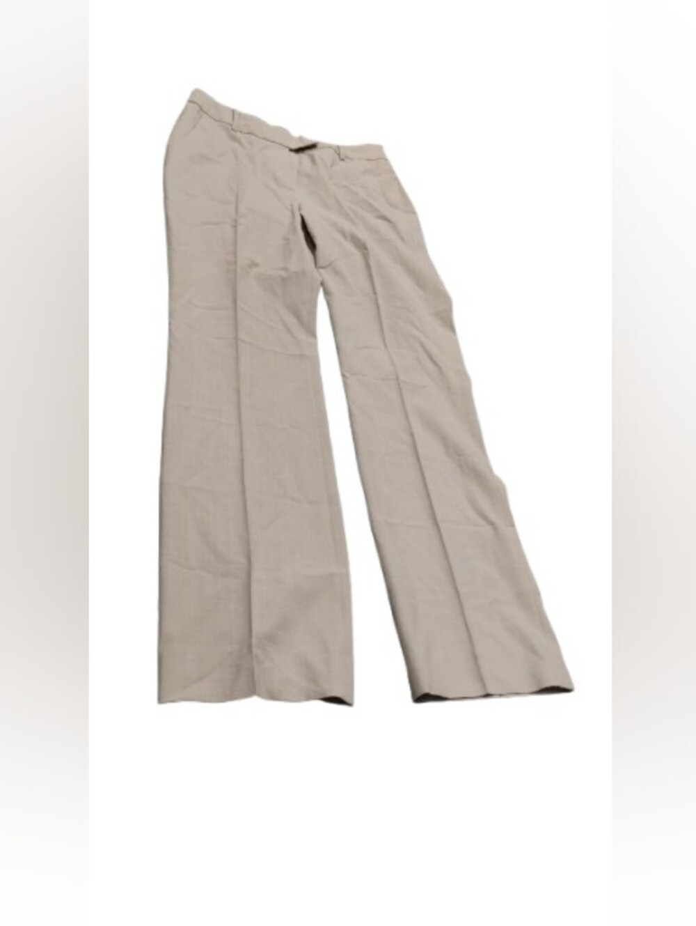 Anne Klein Polyester Blend Beige Work Pants Sz 2 Petite
